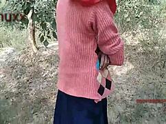 Indian Teen Shalini Fucks Boyfriend Outdoors in Close-Up Pussy Action