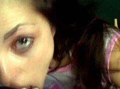 Young Horny Girl Giving Blowjob