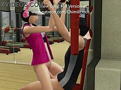 doing sexercise with my horny girlfriend in the park