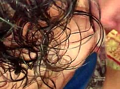 Blowing Cum All Over Her Lips