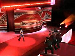 Melina battles chun li in intense wrestling