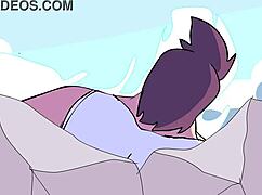 'power trip!' cartoon character exclaims as clothes rip