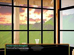 Teen girl shows big ass in game