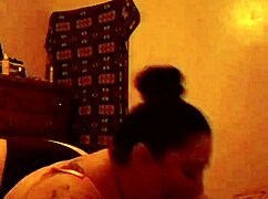 BBW Carlee Gives Intense Blowjob with Big Ass Focus