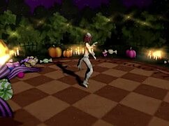 Happy Halloween dance with Ibaraken Kasen