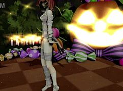 Happy Halloween dance with Ibaraken Kasen