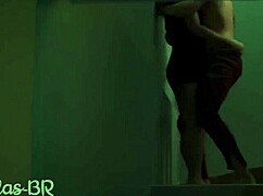 Dira paes rides naked in doggystyle sex, crossdressing and fucking hairy milf ass without shame