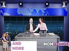 news is worth watching when reporters flash big tits