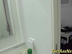 Amateur Brunette Takes Huge Cock Creampie in POV