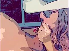 Tasty Texas Milf Sucks Cock to Orgasm