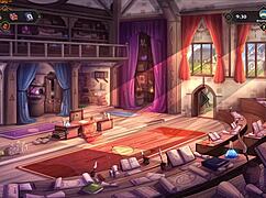 complete gameplay - wanderer broken bed part 7 with petite 18+ redhead and monster cock