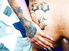 My Russian Friend Fingers Her Ass During An Intimate Interview, Exploring Desire With Interracial Touch.