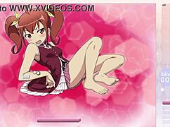 kurusu kanako strips in arkanoid game 😏