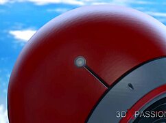 Exploring space sex in the station where a hot android interacts with a sexy woman