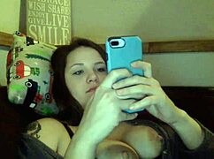 Young milf with big tits and chubby body