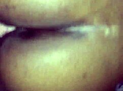 Back shot while pounding that fat ebony pussy