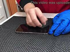 Applying Protective Coating to Smartphone with Japanese Care