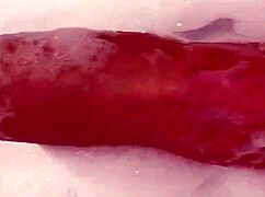 Blonde And Skinny Girl Share Intimate Bubble Bath