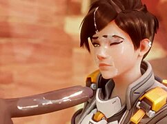 I bet Tracer on sucking cock