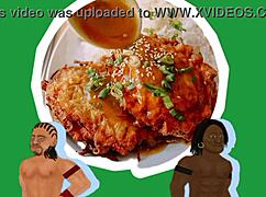 False hood ft nico moron wrestling with food