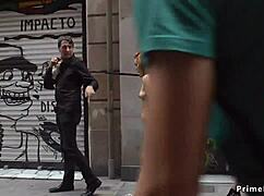 see this naked spanish girl bound in the street for domination?