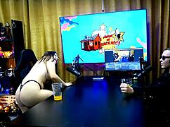 Stepson helps stepsister masturbate, then slides big dick into tight pussy! 😈