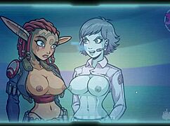 watch the complete gameplay where the whore undresses and strips naked.