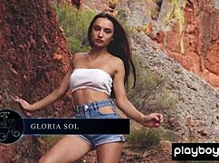 Gloria Sol And Ilvy Kokomo Undress Outdoors