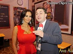 ava addams plays with her boobs for me