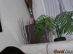 i gag on a huge cock for a gaping ass and cum in mouth fetish