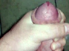 Feeling intense pleasure while masturbating alone in the room