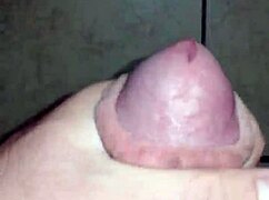 Feeling intense pleasure while masturbating alone in the room