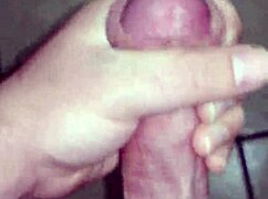 Feeling intense pleasure while masturbating alone in the room