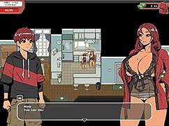 Playing spooky milk life hentai game with indian yoga teacher 😈