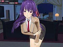 Sakura from Fate FGO Squirts Passionately During Lovey-Dovey Sex with Senpai in ASMR Sample