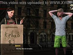 touch my breasts in this anime hentai groping game episode.