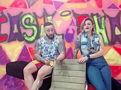 amiguinha venho fazer um podcast com casal dna e acabou recebendo pica dos dois?