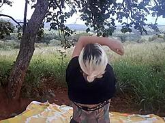 Watch me fuck this tattooed teen on the road?