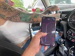 can you believe this toy buzzes in public at the shopping center?