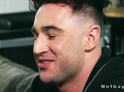 Gays bang anal after a raw webcam interview