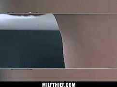 Shoplifter milf must fuck guard