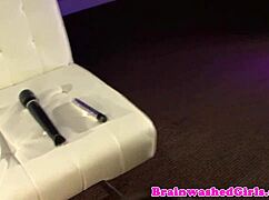 Hypnothized Brunette Sucking Dick in Hospital Cock Worship