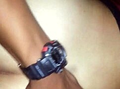 Guy Roughly Fucks Girlfriend's Wet Pussy