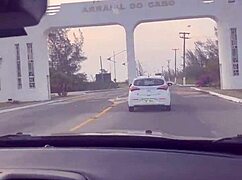 Skilled Prostitute Sucks Dick While Driving For Facial