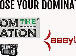 Kinky Slut Eats Dom’s Ass and Sucks Cock While Getting Messy in Bondage