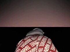 The sexy slim thick ebony queen strips naked, showcasing her big ass before reaching orgasm