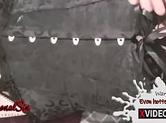 アマチュアシーメールが痴女アナルをディルドでトレーニング