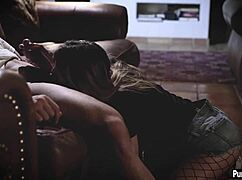 Petite Teen And Older Man In Group Activity