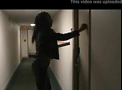 Shemale acts crazy in wild scene