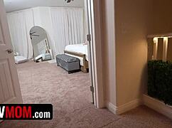 Austin Teases Horny Stepmom Lilian at Home